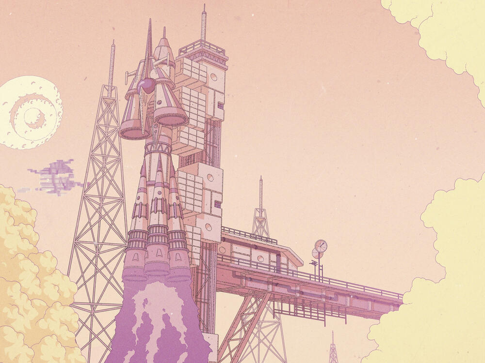 Not Enough Scoundrels Image showing cute icons, in bright colors, of books, comics, pencils...