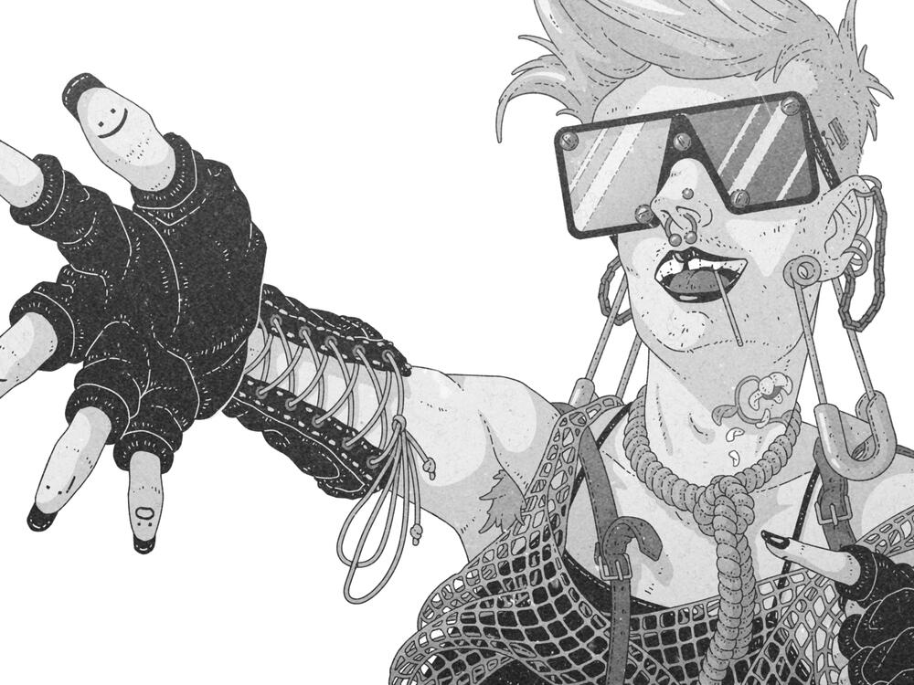 Not Enough Scoundrels Image showing cute icons, in bright colors, of books, comics, pencils...